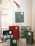 Medium Gift Bag - Santas Toy Workshop