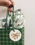 Small Gift Bag Spruce Tartan