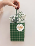 Small Gift Bag Spruce Tartan