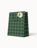 Small Gift Bag Spruce Tartan