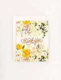 6 Pack Thank you Greeting Card Boxset - Ranunculus Study