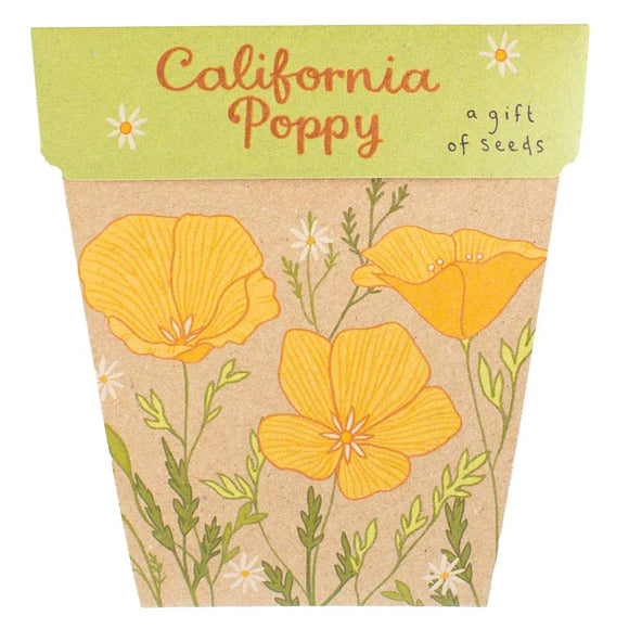 California Poppy Gift of Seeds