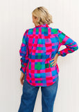 Lola Shirt - Blue/Pink Gingham