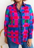 Lola Shirt - Blue/Pink Gingham