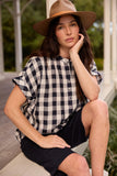Honey Linen Blouse - Dark Navy