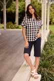 Honey Linen Blouse - Dark Navy
