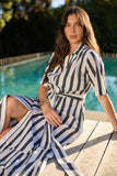 Honey Stripe Cotton Dress - Hamilton Stripe