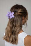 Acici Floral Large Hair Clip Lilac