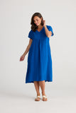 Alfresco Dress Sapphire Gauze