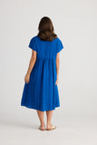 Alfresco Dress Sapphire Gauze