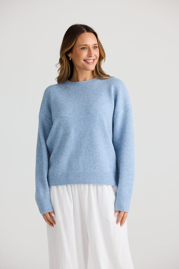 Overboard Knit Lake Blue