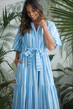 Lynwood Dress Jaali Stripe