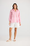 Cliffside Shirt Pink Stripe