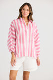 Cliffside Shirt Pink Stripe