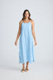Cliffside Maxi Dress Jaali Stripe