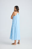 Cliffside Maxi Dress Jaali Stripe