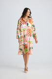 Stella Shirt Dress Tropical Fiesco