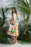 Stella Shirt Dress Tropical Fiesco
