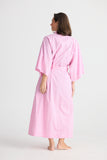 Stay In Bed Robe Pink Check