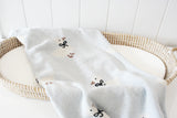 Duck Baby Blanket Blue