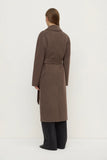 Ivy Wool Coat Cocoa Marle