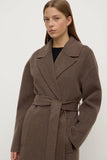 Ivy Wool Coat Cocoa Marle