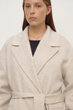 Ivy Wool Coat Oat Marle
