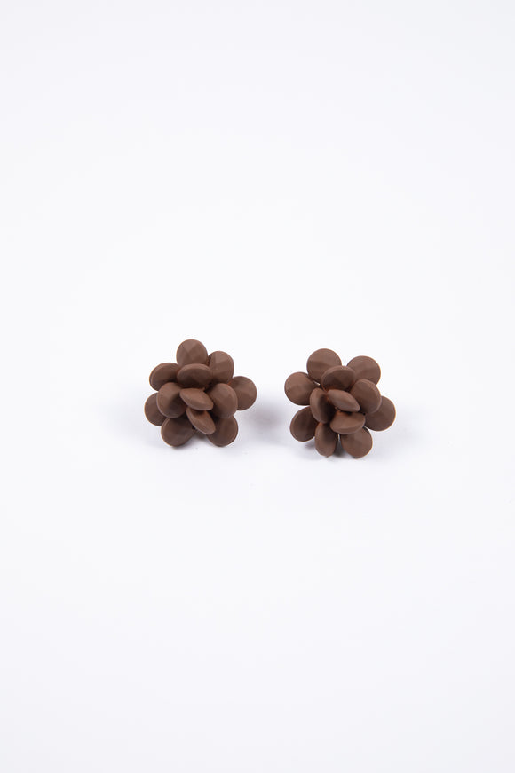Grace Earrings Dark Wood