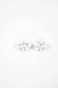 Grace Earrings White