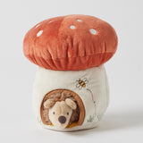 Mushroom House with Hedgehog