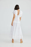 Poppy Dress White