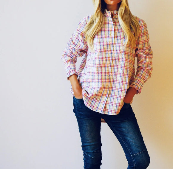 Maple Shirt Multi Check Gingham