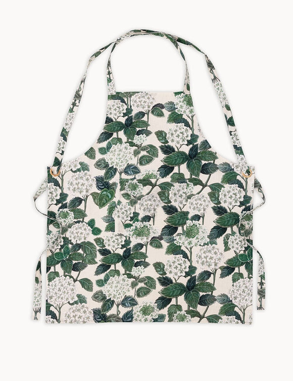 Hydrangea 100% Linen Apron
