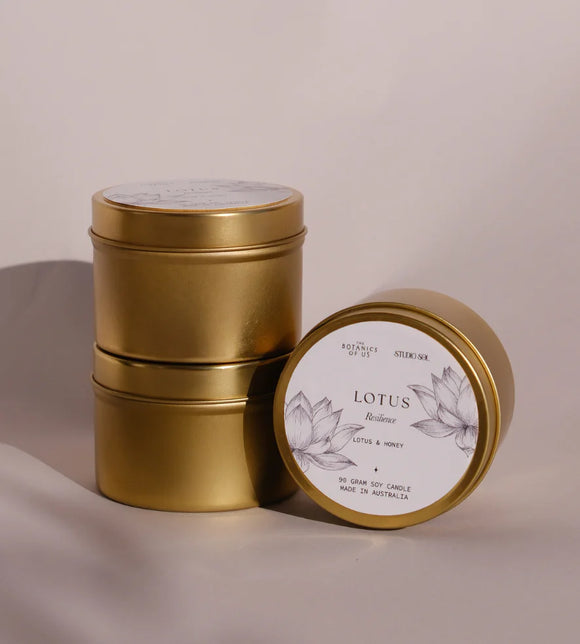 Lotus Resilience Travel Tin Candle