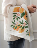 Lemons 100% Linen Tea Towel
