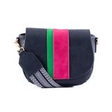 Lizzie Crossbody Navy/Green/Pink