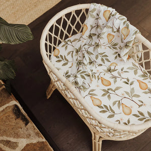 French Pear Bassinet Sheet