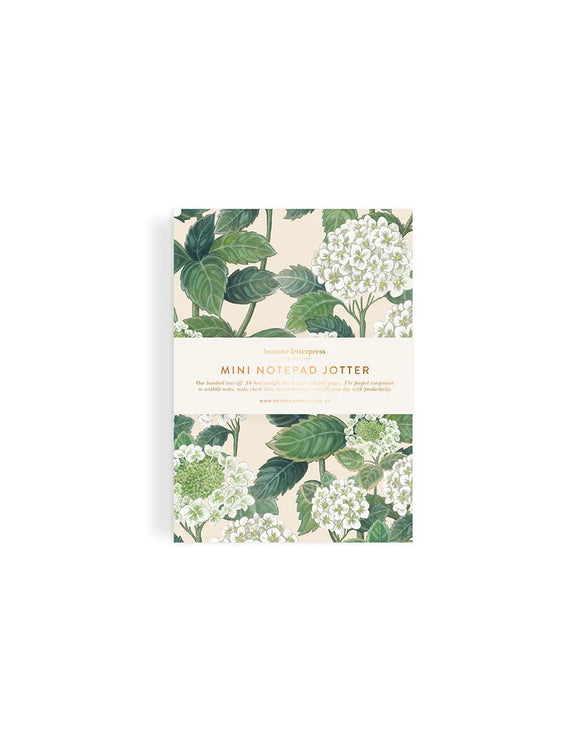 Hydrangea A6 Mini Jotter