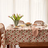 Georgia Pink/ Green Tablecloth 150x350cm