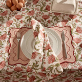 Georgia Pink/ Green Napkin Set of 4
