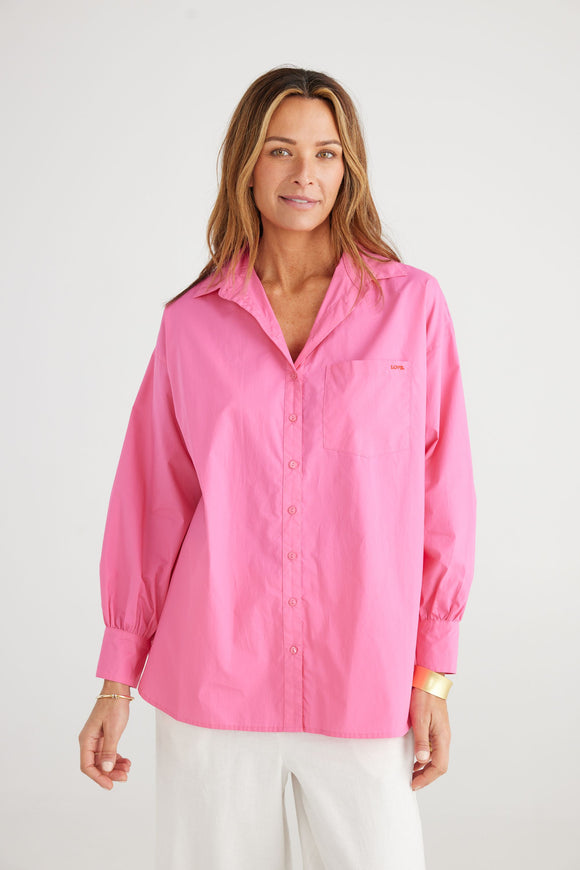 Ezra Shirt Hot Pink