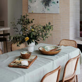 Jetty Mineral Green Tablecloth 180x350cm