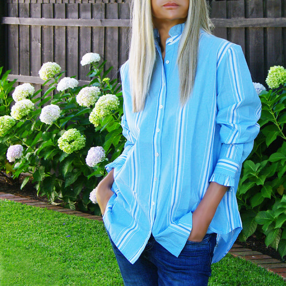 Maple Shirt Chambray Blue