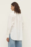 Marigold Long Sleeve Poplin Shirt White