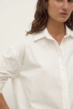Marigold Long Sleeve Poplin Shirt White
