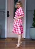 Melody Dress Pink & White Gingham
