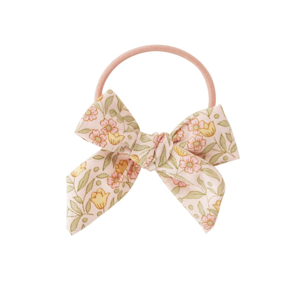 Bow Hair Tie Set Blossom Lily Pink