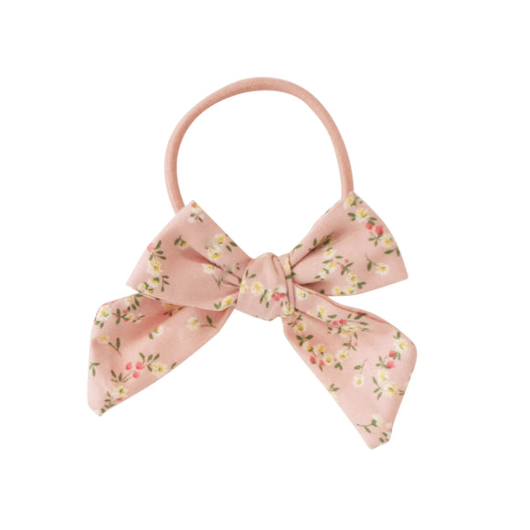 Bow Hair Tie Set Posy Heart
