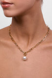 Hayley Rose Gold Pearl Necklace