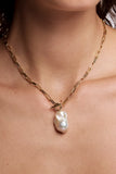 Juliette Gold Pearl Necklace